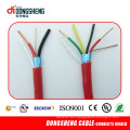 Cable de la alarma de incendio de la base del PVC 4 con el PVC rojo de Lzsh